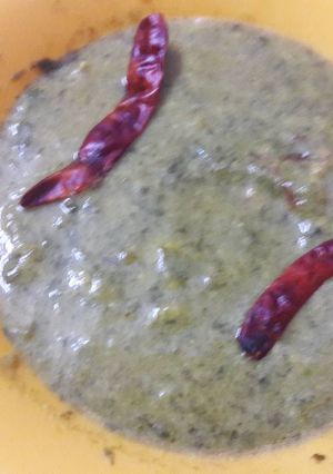 A picture of Hari bhari Chutney.