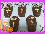 Recetas para halloween faciles: Tumbas de chocolate