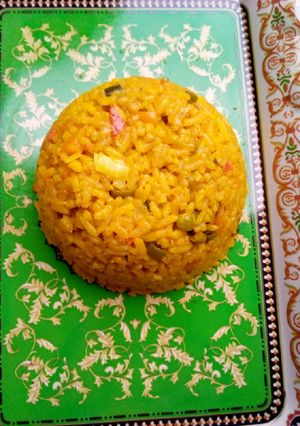 A picture of Мy ѕιмple тυмerιc jolloғ rιce.