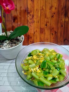 Foto resep Tumis Cepat Timun Telur