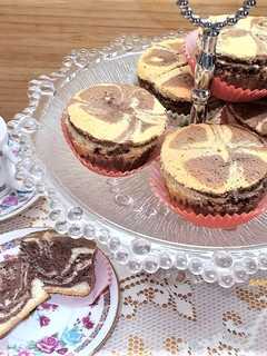 Puha márvány muffin recept fotója