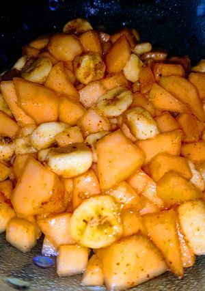 A picture of Melon n banana chat.