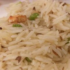 A picture of Matar rice.
