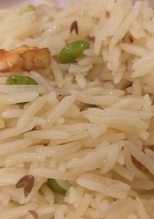 A picture of Matar rice.