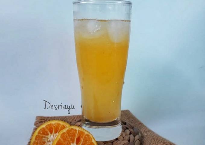 Yuk intip, Resep  buat Es Jeruk Peras dijamin sempurna