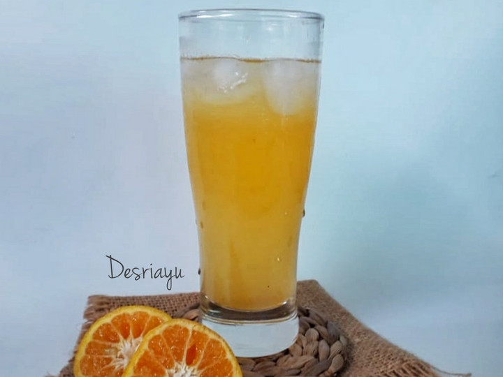 Yuk intip, Resep  buat Es Jeruk Peras dijamin sempurna