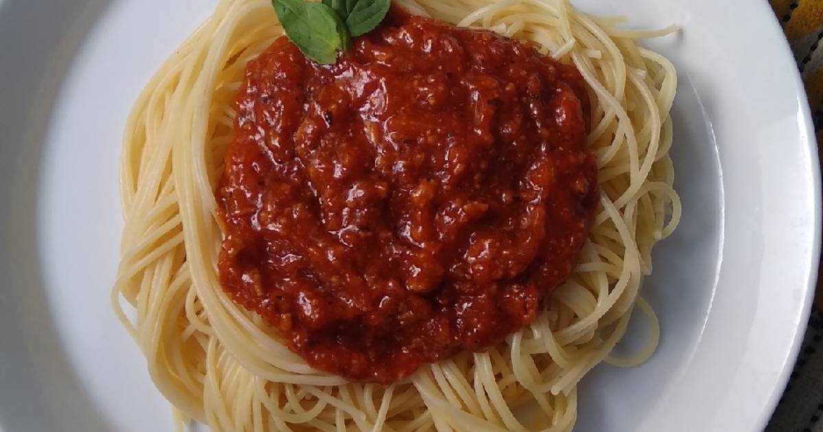 1 376 Resep Spaghetti Homemade Enak Dan Sederhana Ala Rumahan Cookpad