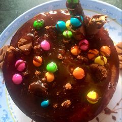 A picture of Chocolate biscuit cake.