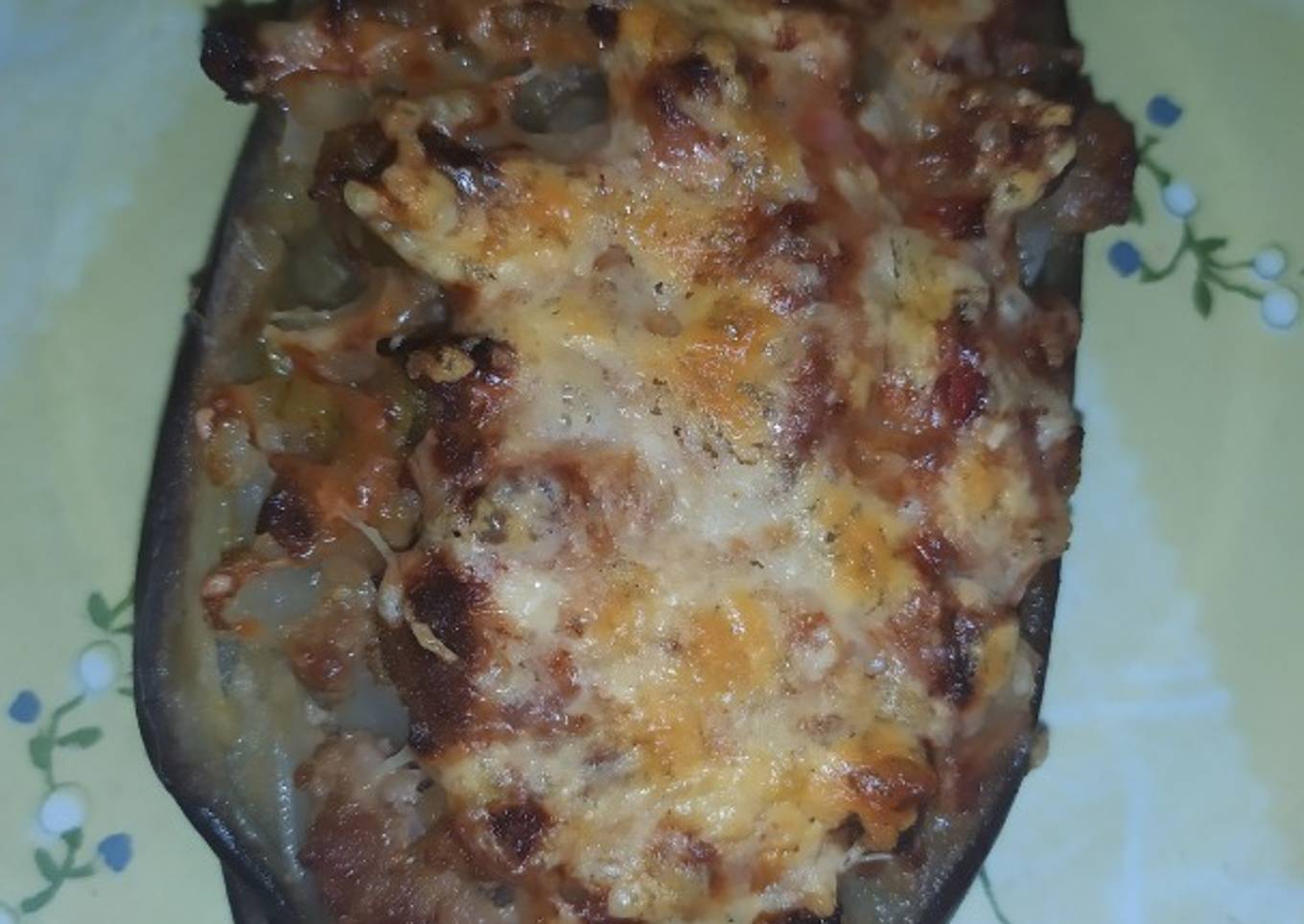 Berenjenas rellenas al horno