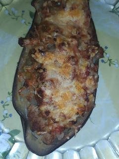 Una foto de Berenjenas rellenas al horno