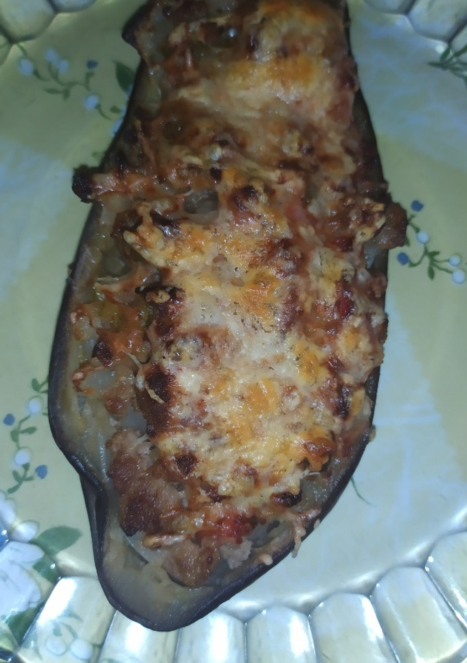 Una foto de Berenjenas rellenas al horno