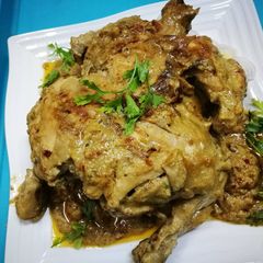 Indonesian White chicken Curry A picture of Indonesian White chicken Curry.
