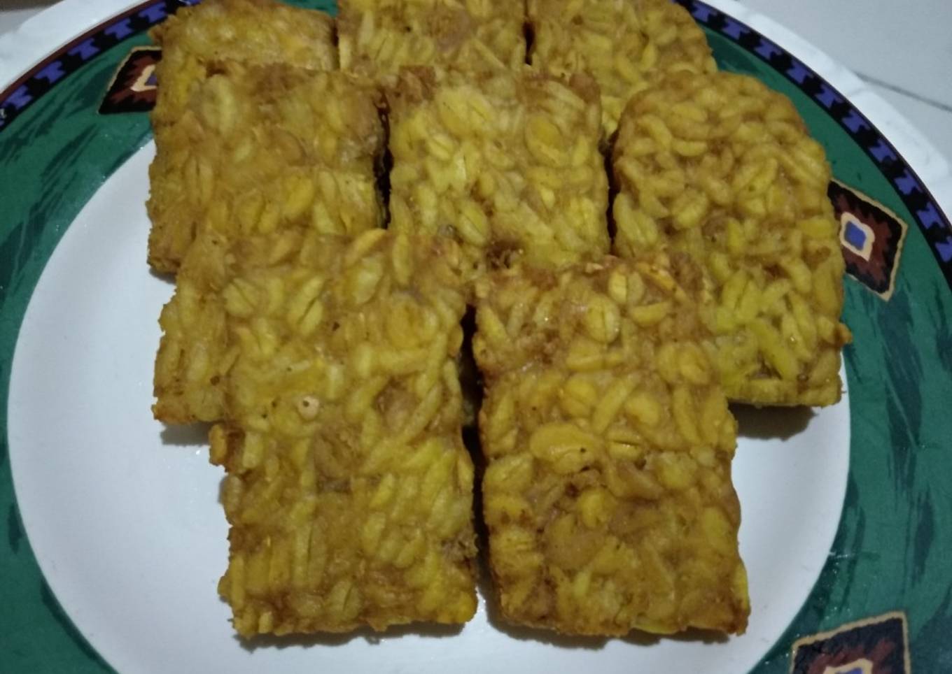 Tempe goreng bumbu Racik ayam goreng