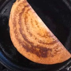 A picture of Plain dosa 🥰😋😋.