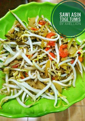 Foto resep Tumis toge sawi asin