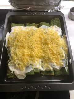 Spenótos Húsos Palacsinta recept fotója