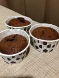 Cup Cake Nutella ลาวา โดย Air Fryer