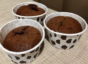 รูปของ Cup Cake Nutella ลาวา โดย Air Fryer