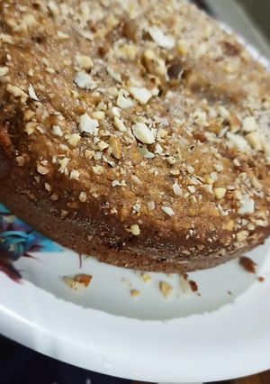 वनीला ड्राई फ्रूट्स हेल्दी केक (vanilla dry fruits healthy cake recipe in hindi) रेसिपी मुख्य फोटो