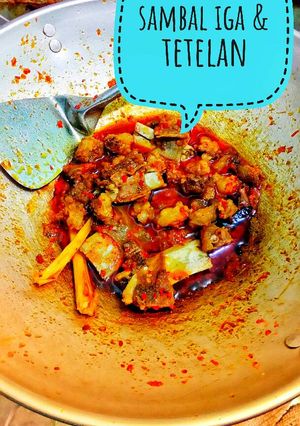 Foto resep Sambal iga tetelan 🐮