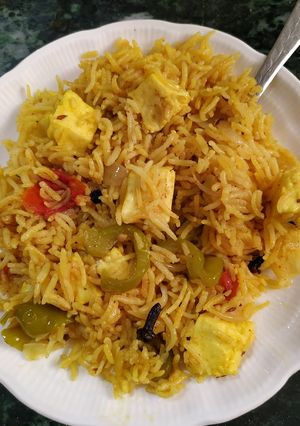 A picture of Paneer Pulao.