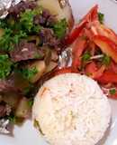 Carne con papas