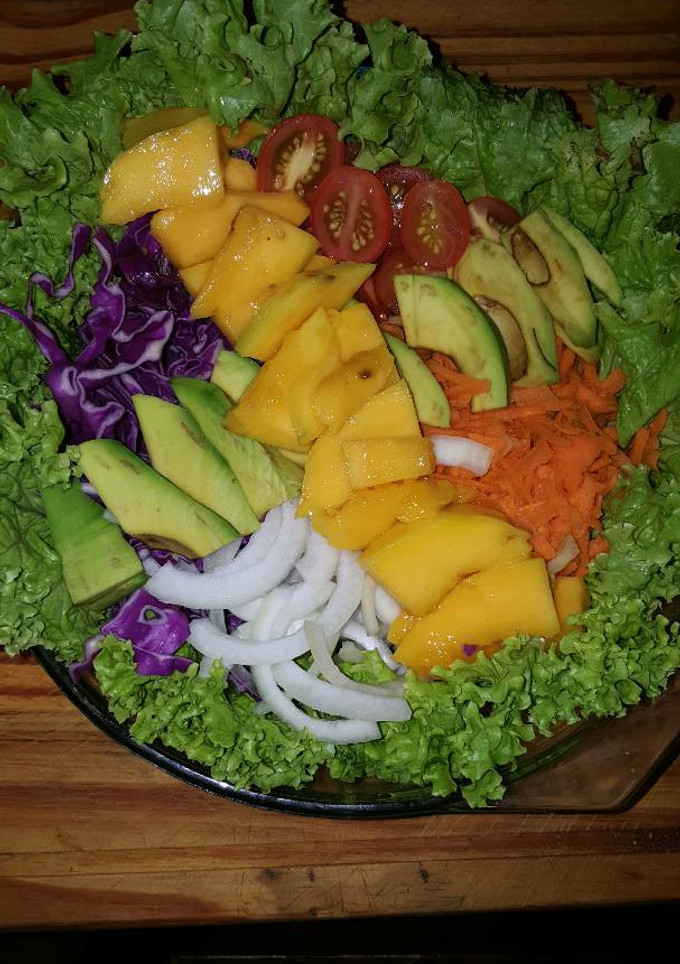 Una foto de Ensalada multicolor
