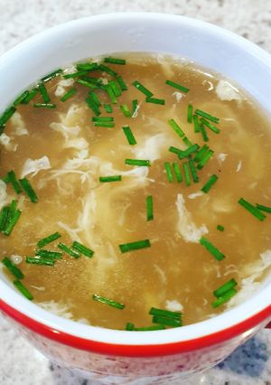 A picture of Low Carb Egg Drop Soup.