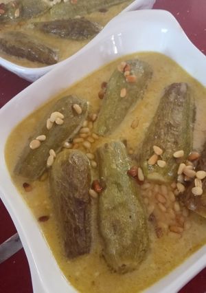 صورة لوصفة محشي كوسا باللبن البلدي