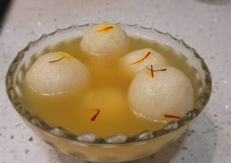 Rasgulla with leftover rice