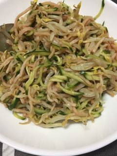 A picture of Bean Sprout & Cucumber Salad.