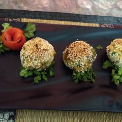 A picture of Paneer kabab.