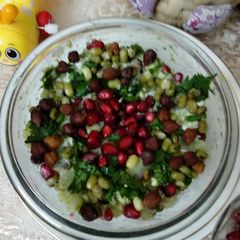 Sprout and veggies salad A picture of Sprout and veggies salad.