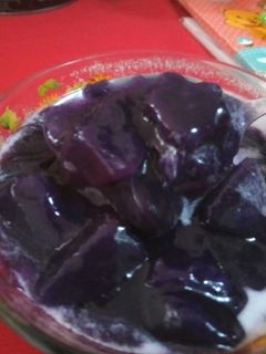 Foto resep Bubur ubi ungu