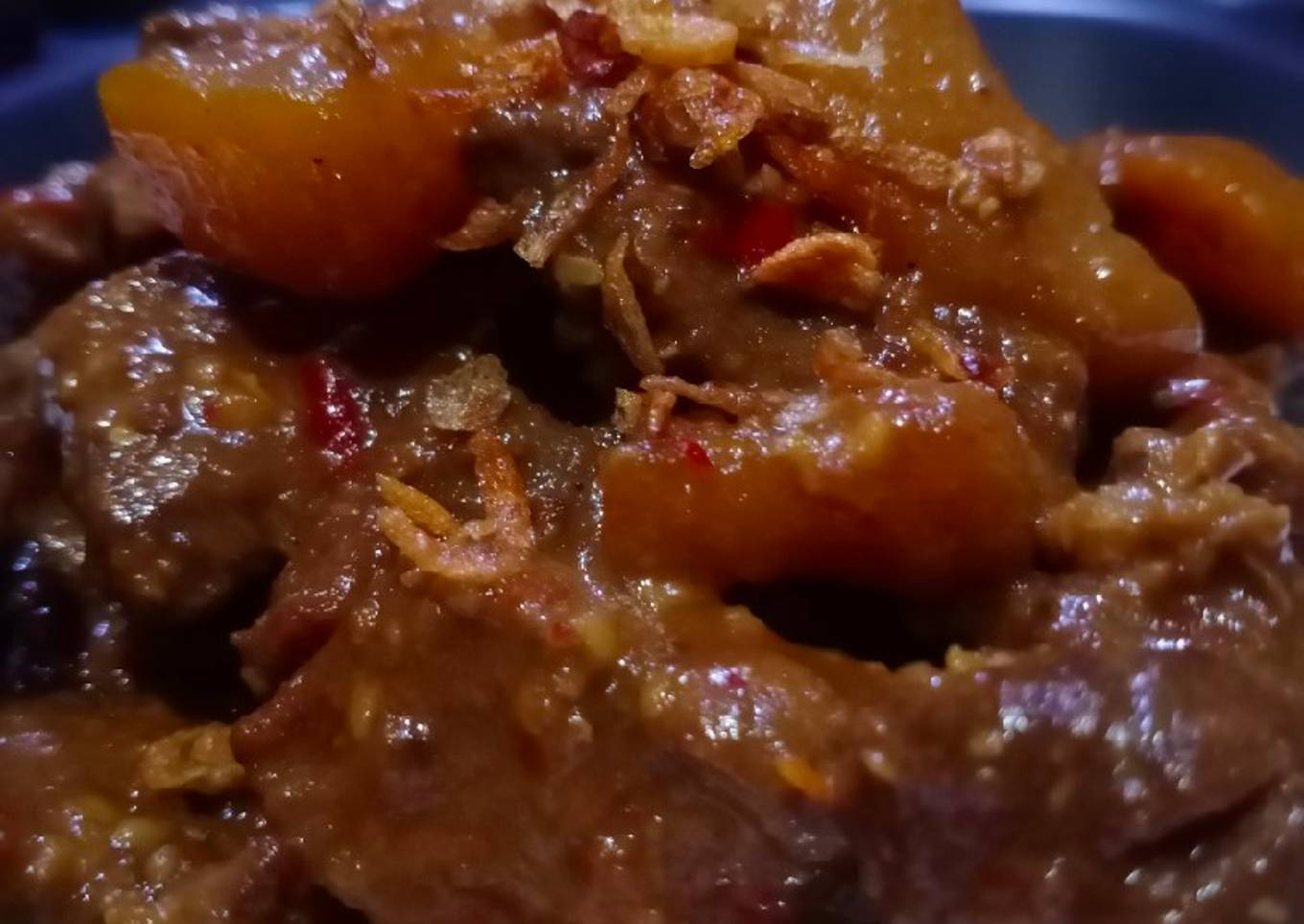 Semur daging sapi santan