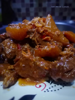 Foto resep Semur daging sapi santan