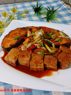 草魚醬燒凍豆腐 的食譜成品照片