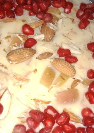 A picture of Fruits Custard for children.