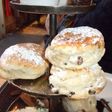 Scones de nata con o sin pasas uvas