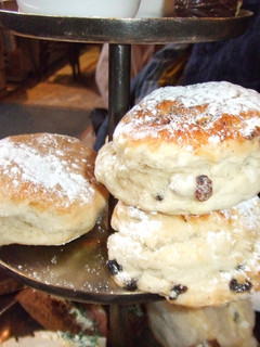 Una foto de Scones de nata con o sin pasas uvas