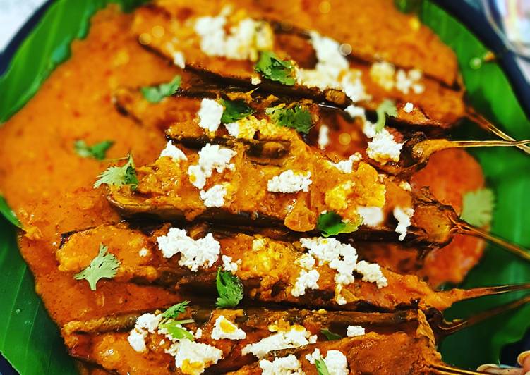 Recipe of Favorite Baked eggplants cottage cheese masala