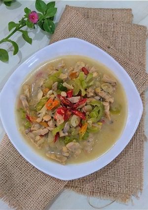 Foto resep 211. Pare Belut Kuah Santan