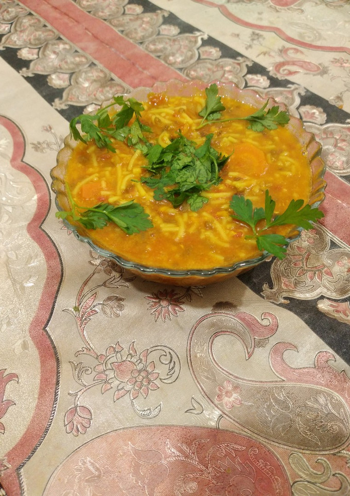 عکسی از دستور سوپ ماش 🍜