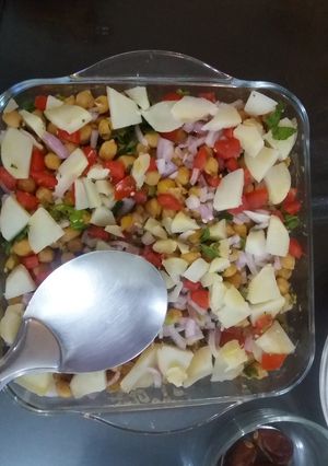 A picture of Channa Chaat #cookpadramadan.
