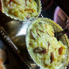 A picture of Kesari kheer.