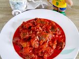 Hati Sapi masak Merah