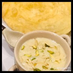 A picture of Whosayna’s Kheer/Rice Pudding.