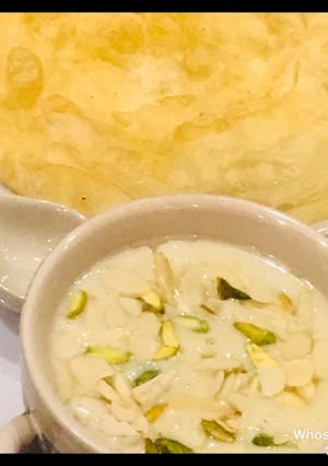 A picture of Whosayna’s Kheer/Rice Pudding.