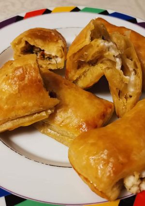 Φωτογραφία της συνταγής Πιτάκια με ανθότυρο και λιαστή ντομάτα