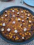 Octopus and Jumbo Shrimp Paella